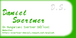 daniel svertner business card